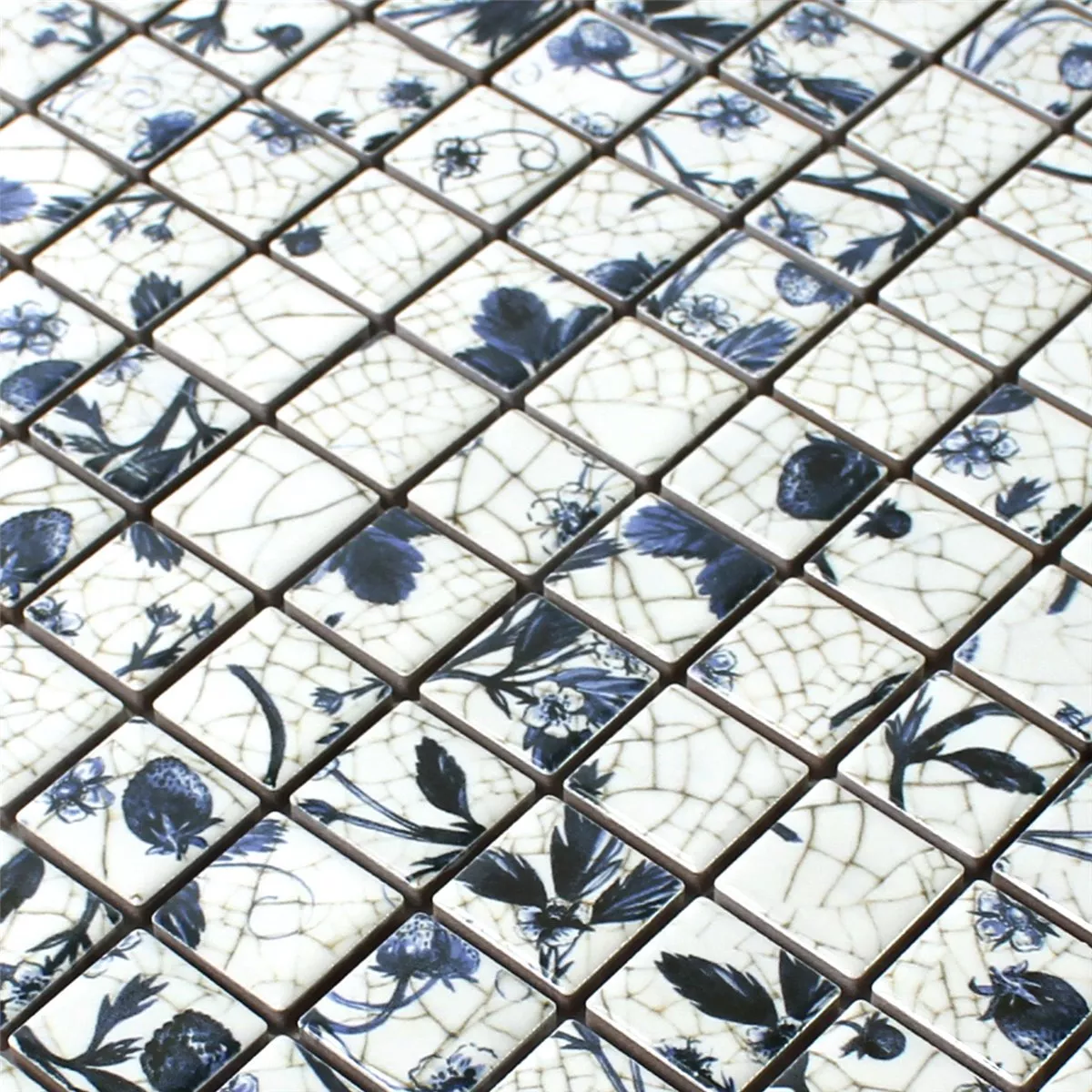 Mozaika Ceramika Strawberry Biały Niebieski