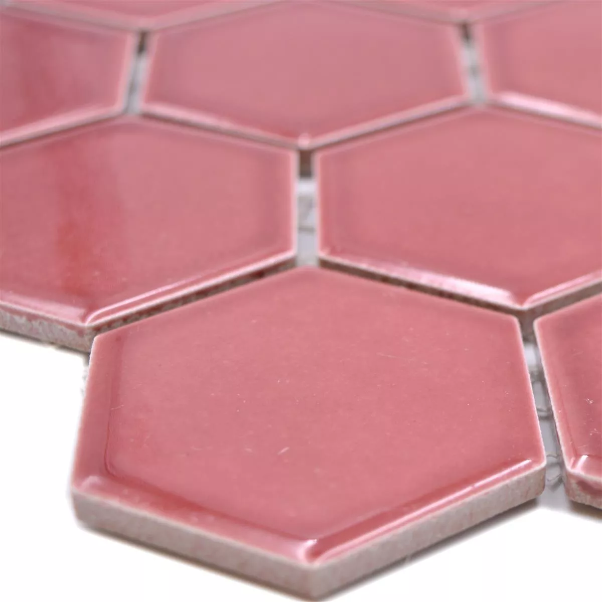 Mozaika Ceramiczna Salomon Sześciokąt Bordeaux Czerwone H51 Mozaika Ceramiczna Salomon Sześciokąt Bordeaux Czerwone H51