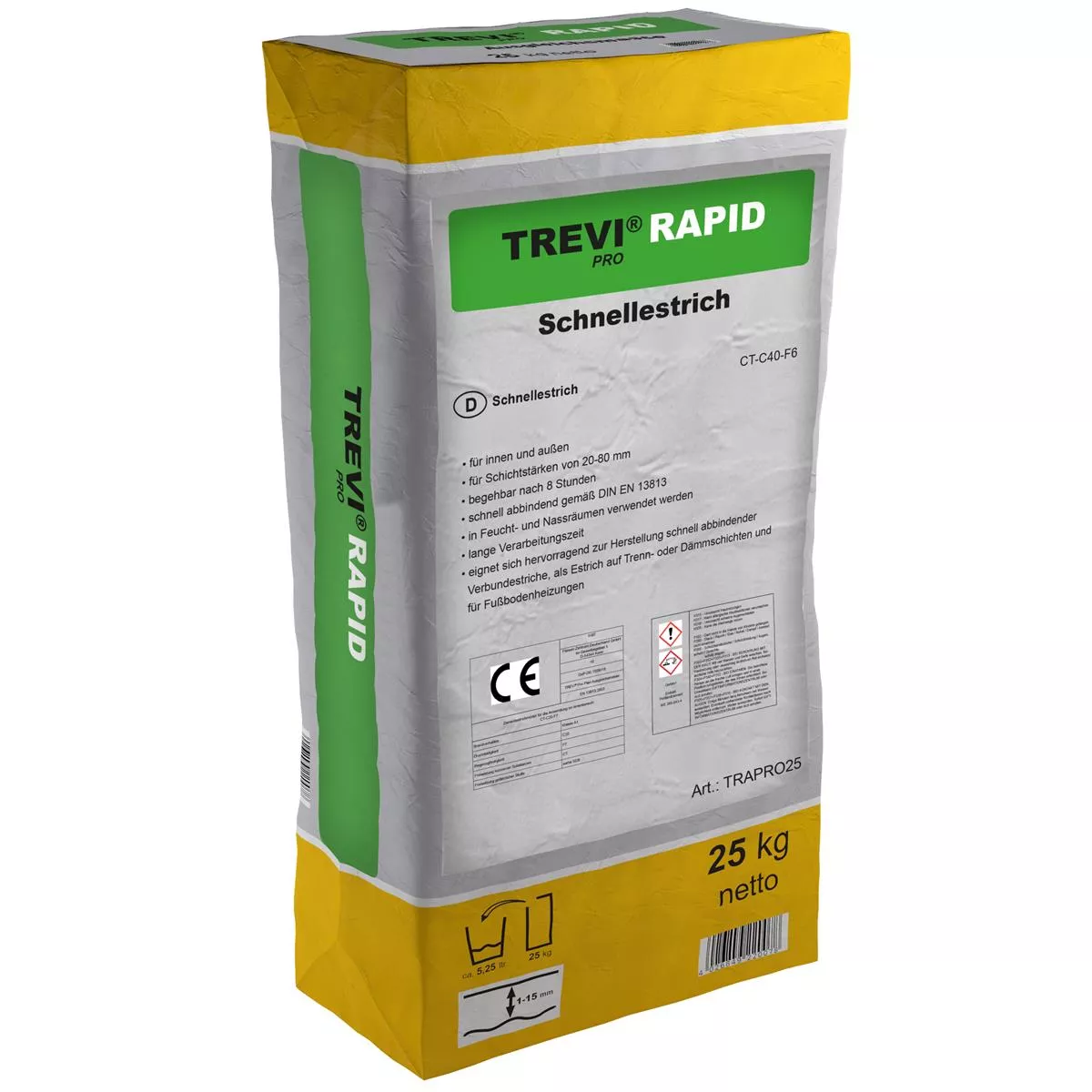 Szybkowiążący jastrych cementowy Trevi Pro (25 kg)