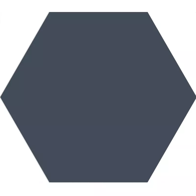 Płytki Podłogowe Loire Niebieski Sześciokąt Strukturalny 23x27 cm