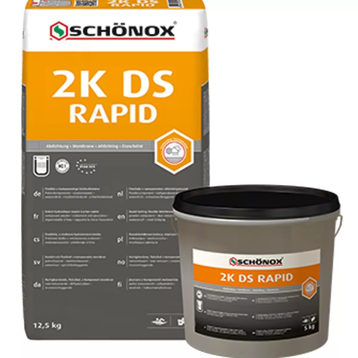 Abdichtung Schönox 2K DS Rapid 12,5 Kg Pulver 5 Kg Dispersionskomponente
