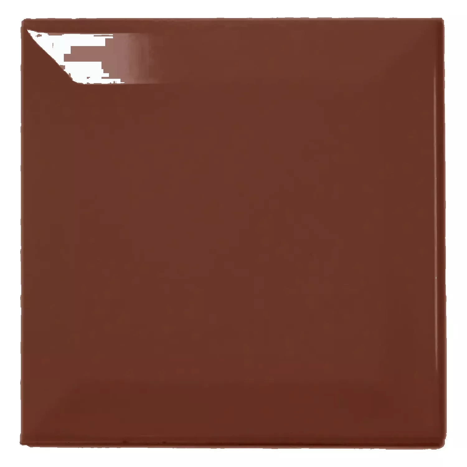 Kafelek metra Brązowy Błyszczący 10x10 cm Z Faset Catarina Marron