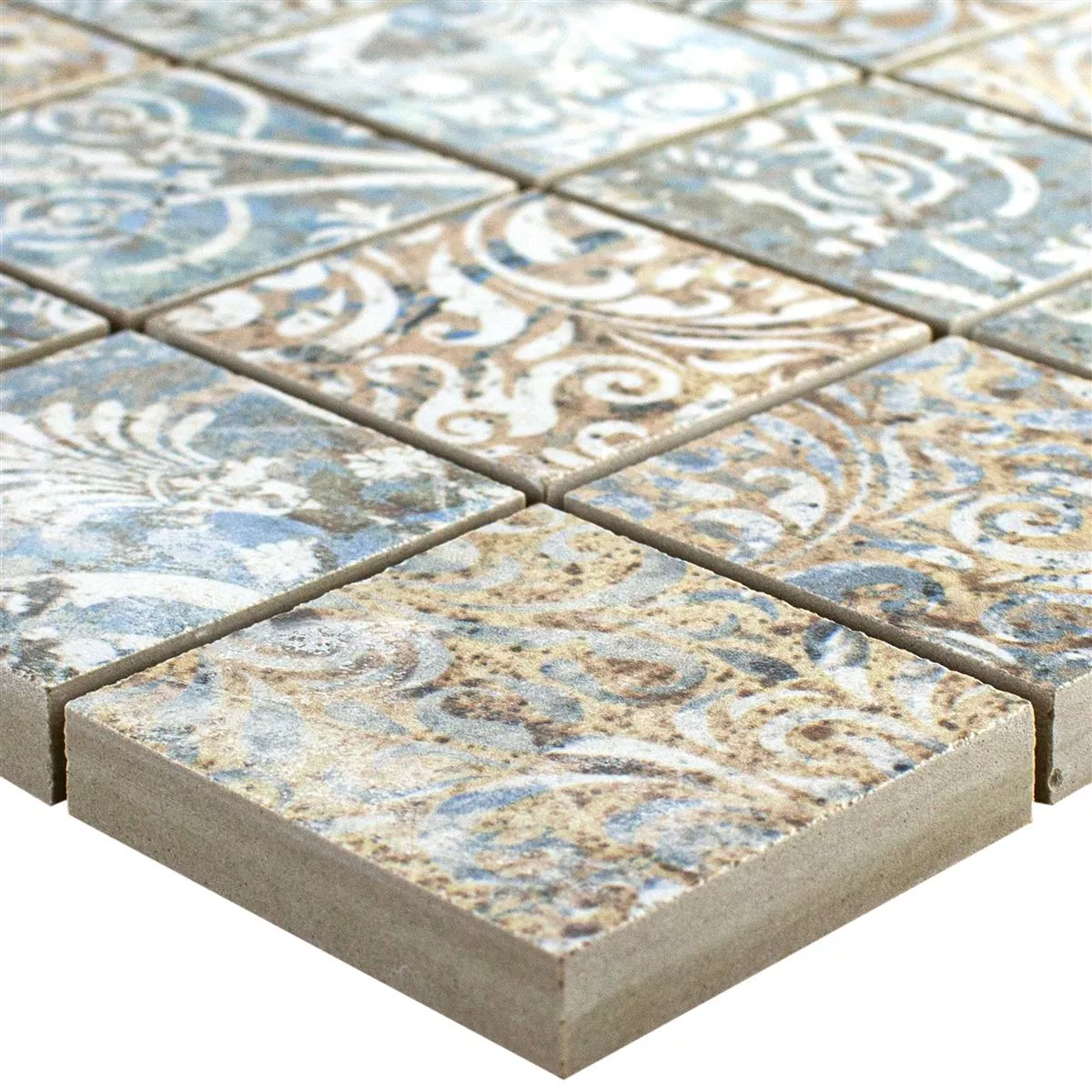 Mozaika Ceramiczna Płytki Patchwork Kolorowy 47x47mm Mozaika Ceramiczna Płytki Patchwork Kolorowy 47x47mm
