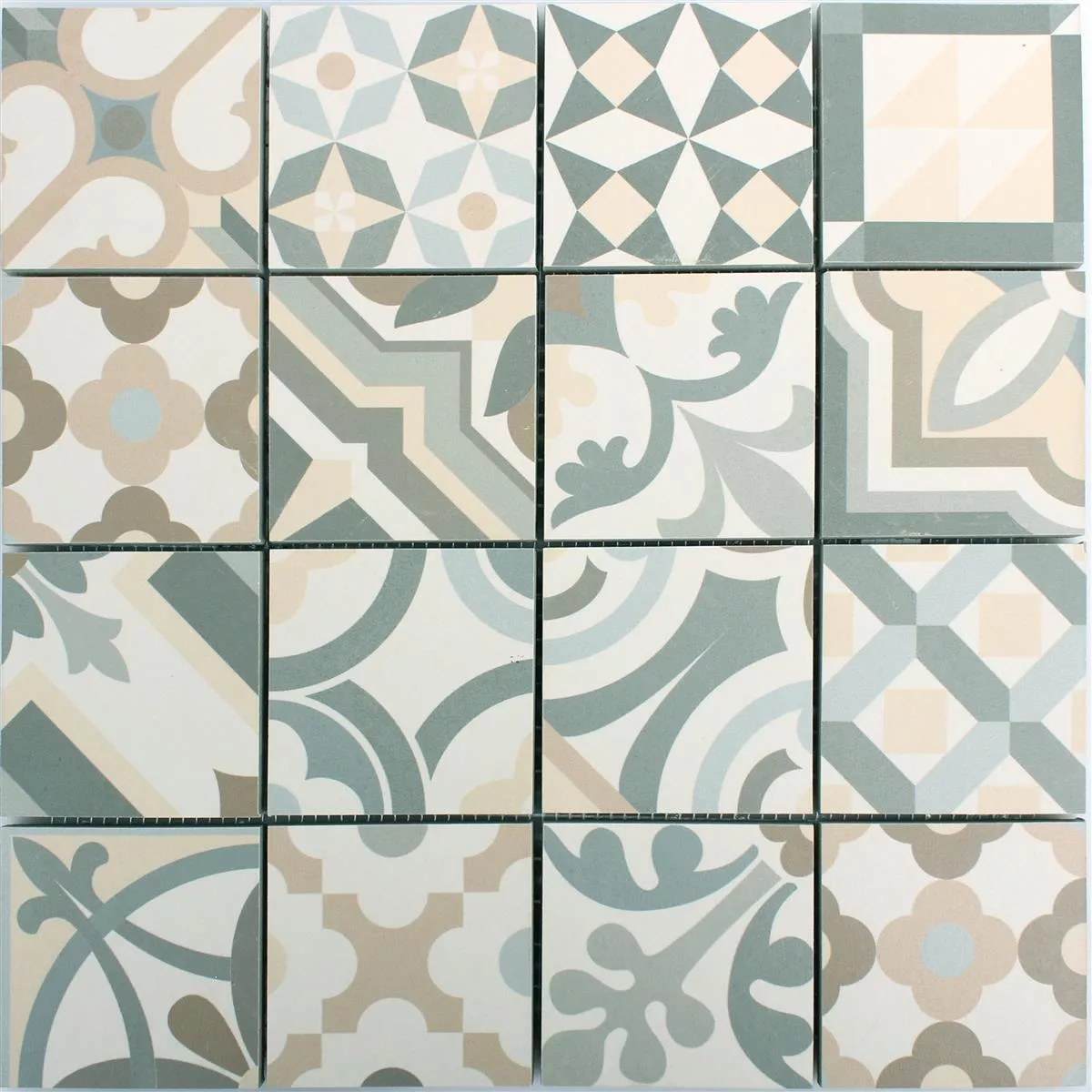 Mozaika Ceramiczna Retro Płytki Utopia Szary Beżowy R10/B Mozaika Ceramiczna Retro Płytki Utopia Szary Beżowy R10/B