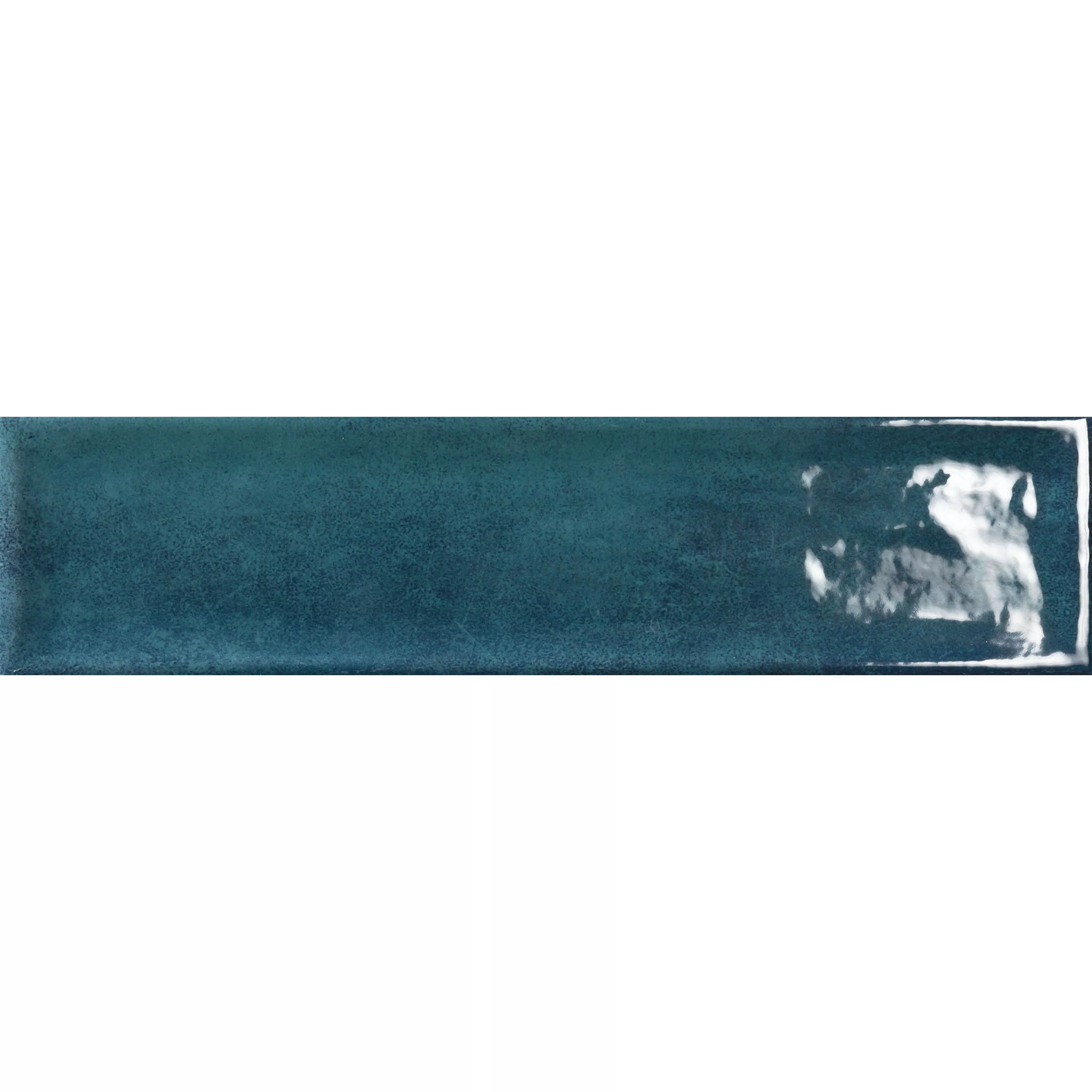 Płytki Ścienne Pascal Błyszczący Wewnątrz Z Faset Niebieski 7,5x30cm