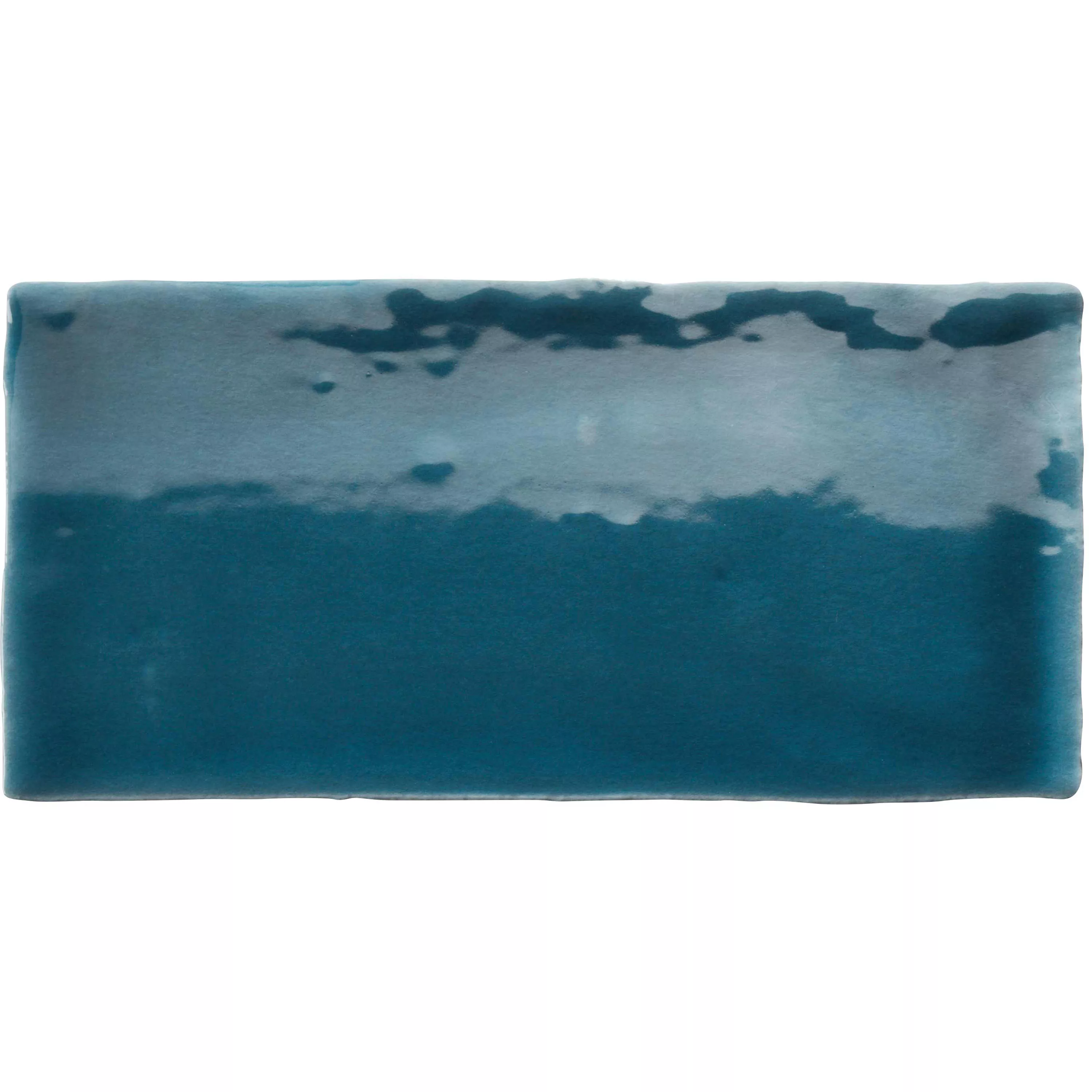 Próbka Płytki Ścienne Algier Wykonane Ręcznie 7,5x15cm Ciemnoniebieski