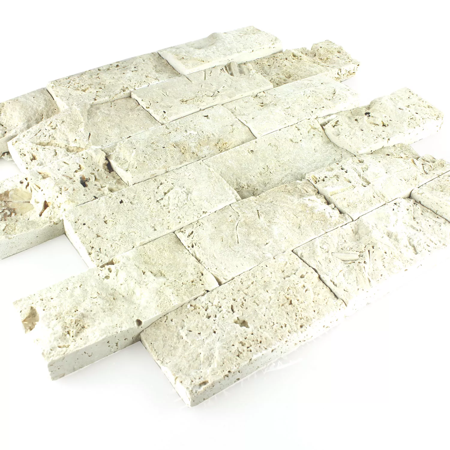 Próbka Mozaika Kamień Naturalny 3D Sumba Chiaro Brick