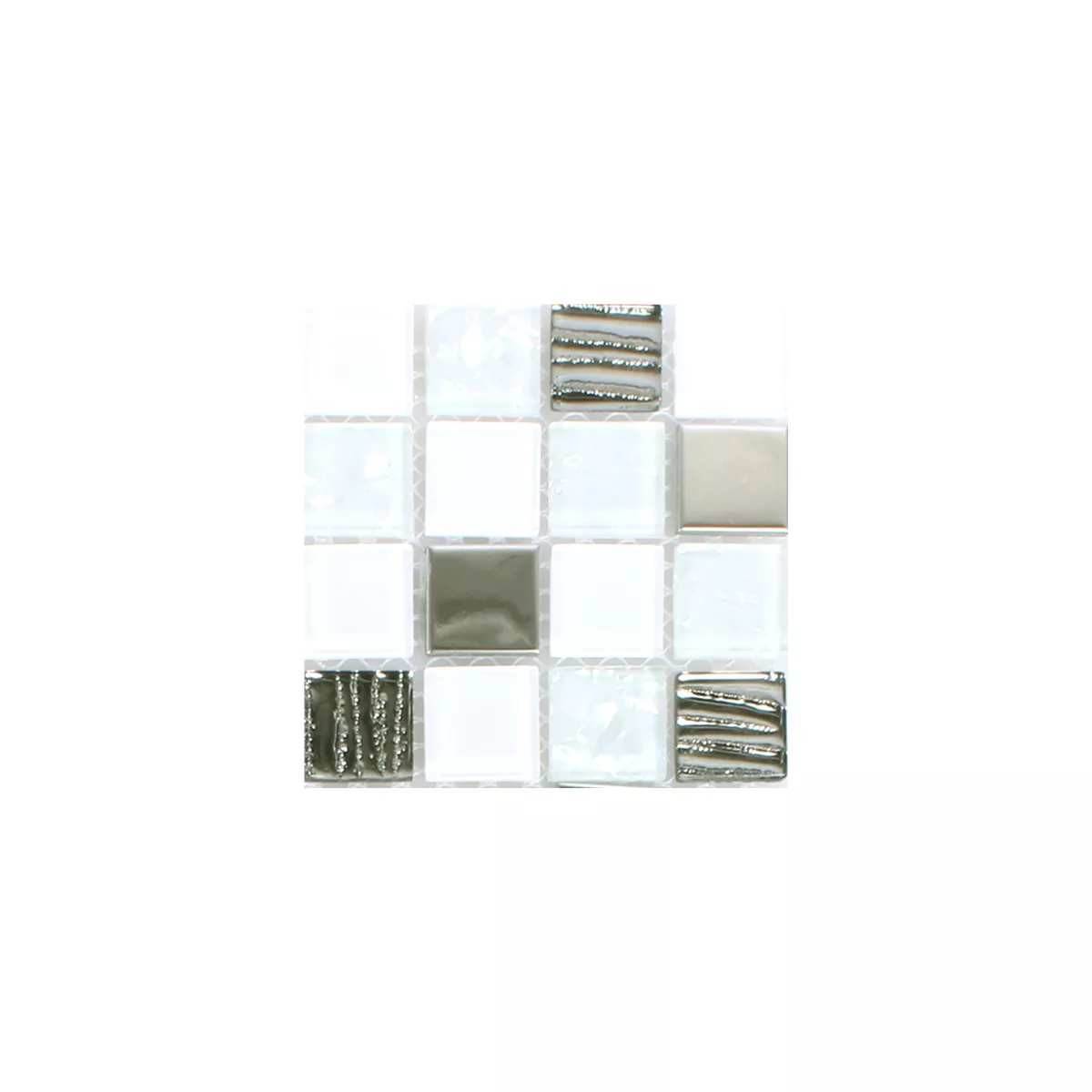 Próbka Mozaika Admont Biały Diament Kwadrat