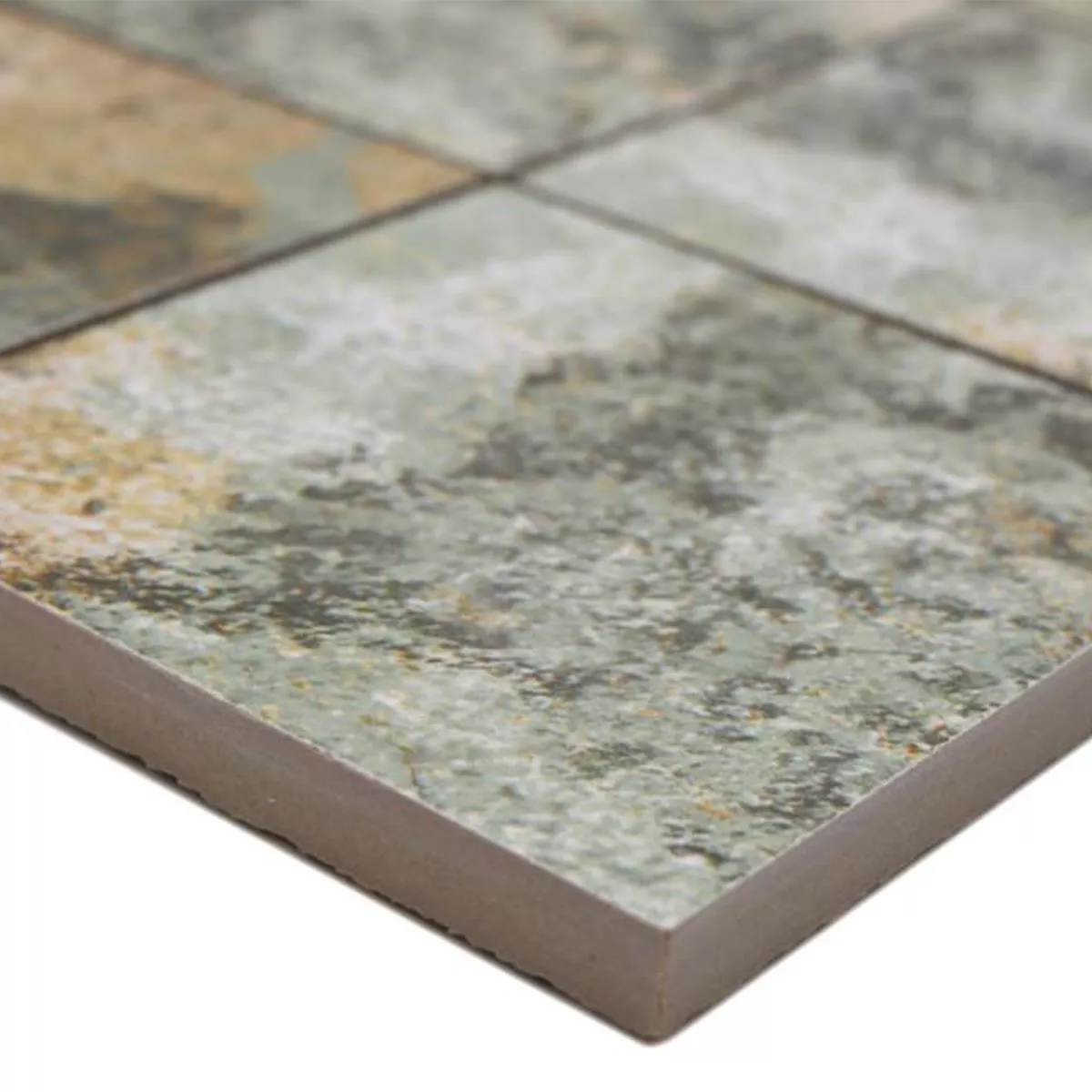 Mozaika Ceramiczna Płytki Moonlight Brązowy Zielony 95x95mm