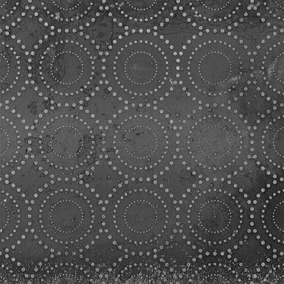 Płytki Podłogowe Chicago Metal Optyka Antracyt R9 - 18,5x18,5cm Pattern 4