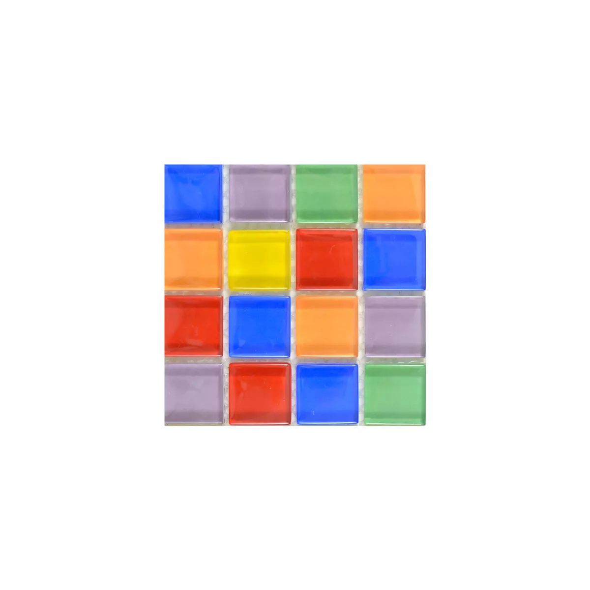 Próbka Mozaika Szklana Płytki Ararat Kolorowy Mix Wąski
