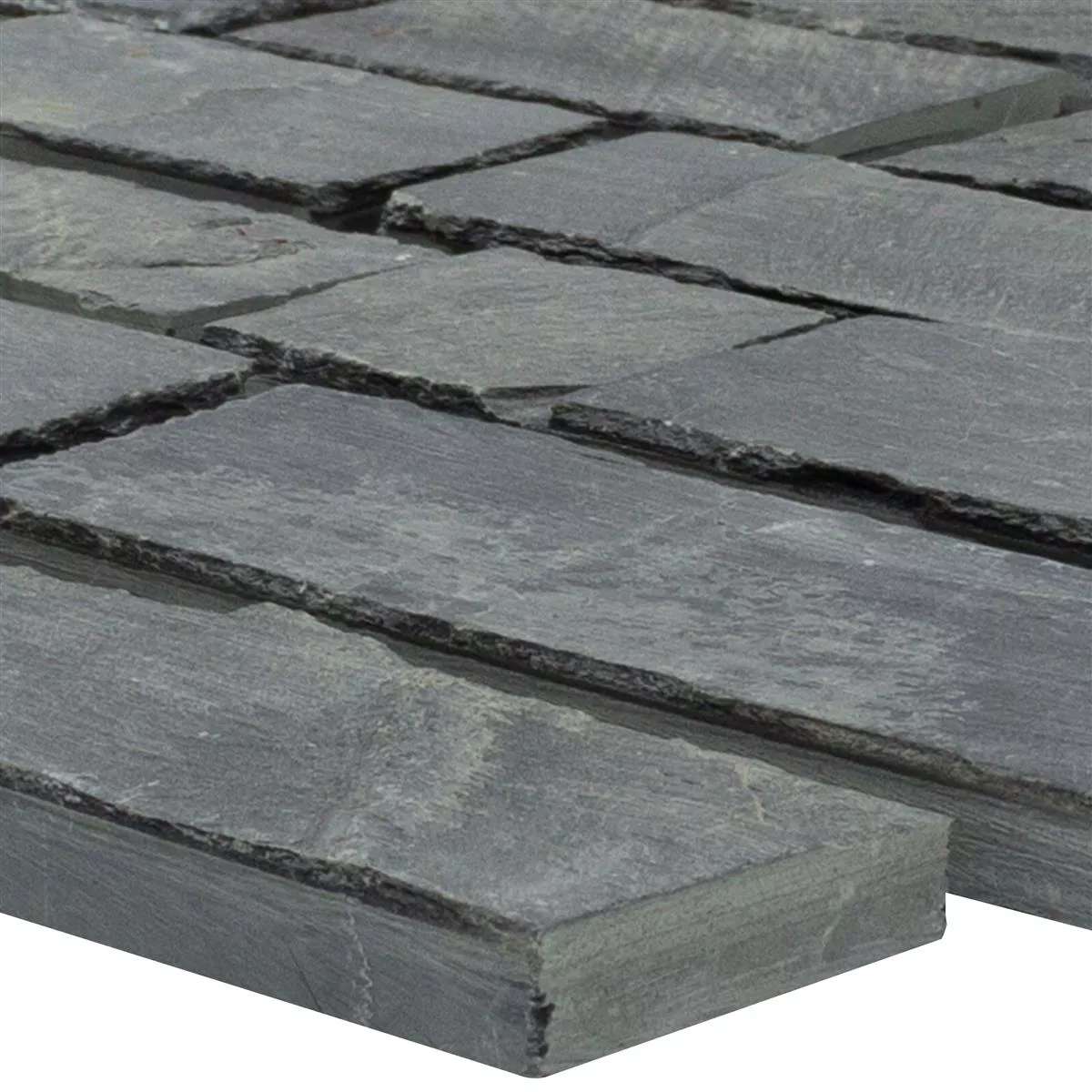 Łupek Kamień Naturalny Mozaika Płytki Timberbrook Antracyt Łupek Kamień Naturalny Mozaika Płytki Timberbrook Antracyt