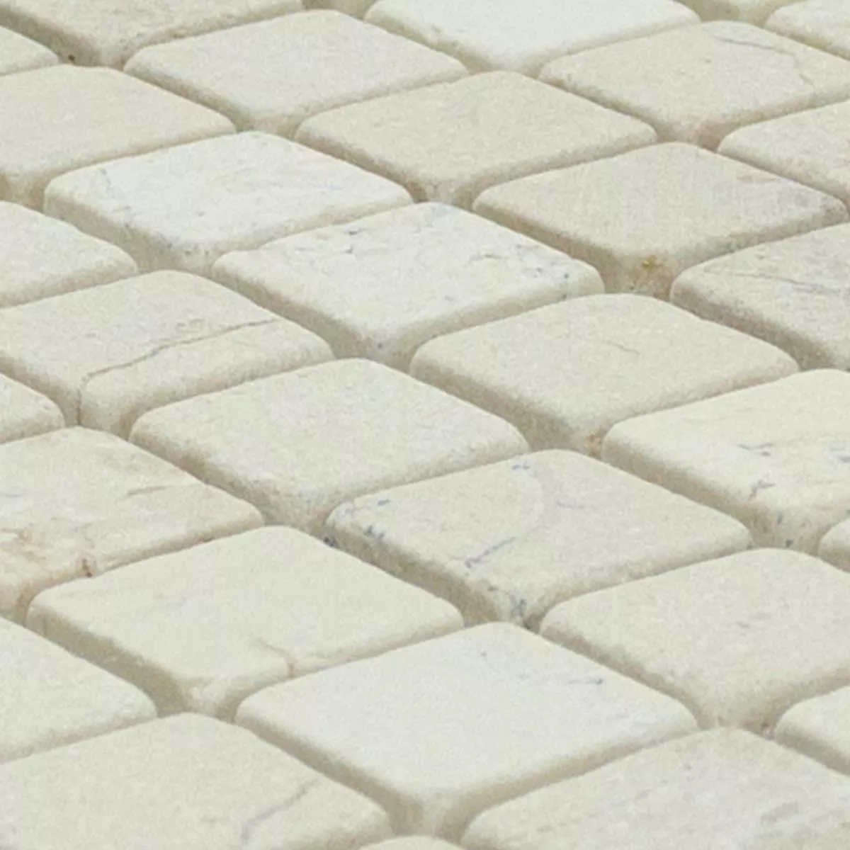 Kamień Naturalny Mozaika Marmur Vito Beżowy Biały