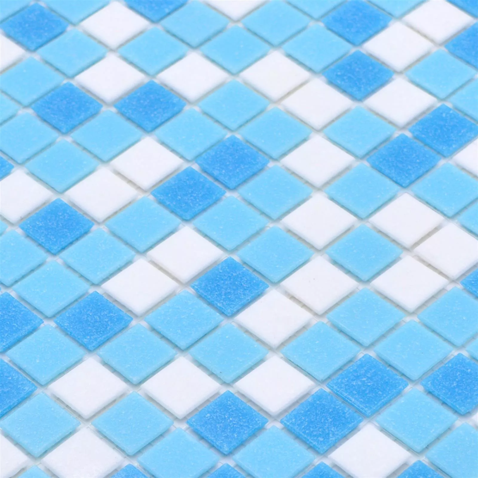 Próbka Basenowa Mozaika North Sea Biały Niebieski Mix