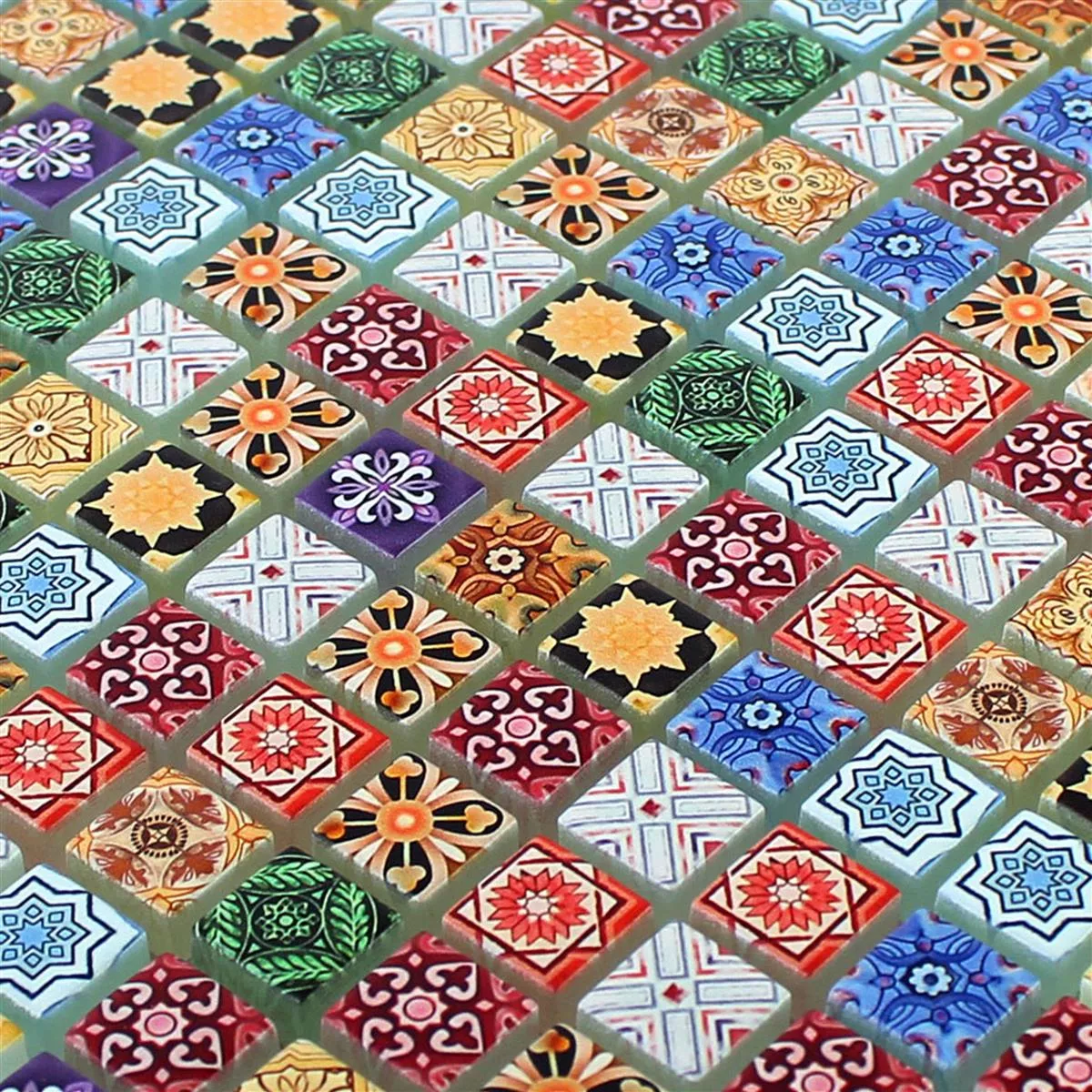 Mozaika Szklana Płytki Marrakech Kolorowy