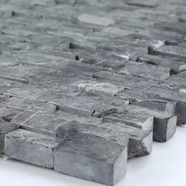 Mozaika Marmur Kamień Klinkierowy Brickstones Czarny