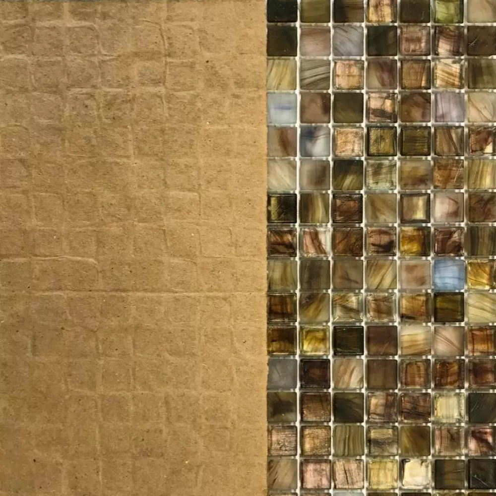 Szkło Basenowa Mozaika Pergamon Brązowy