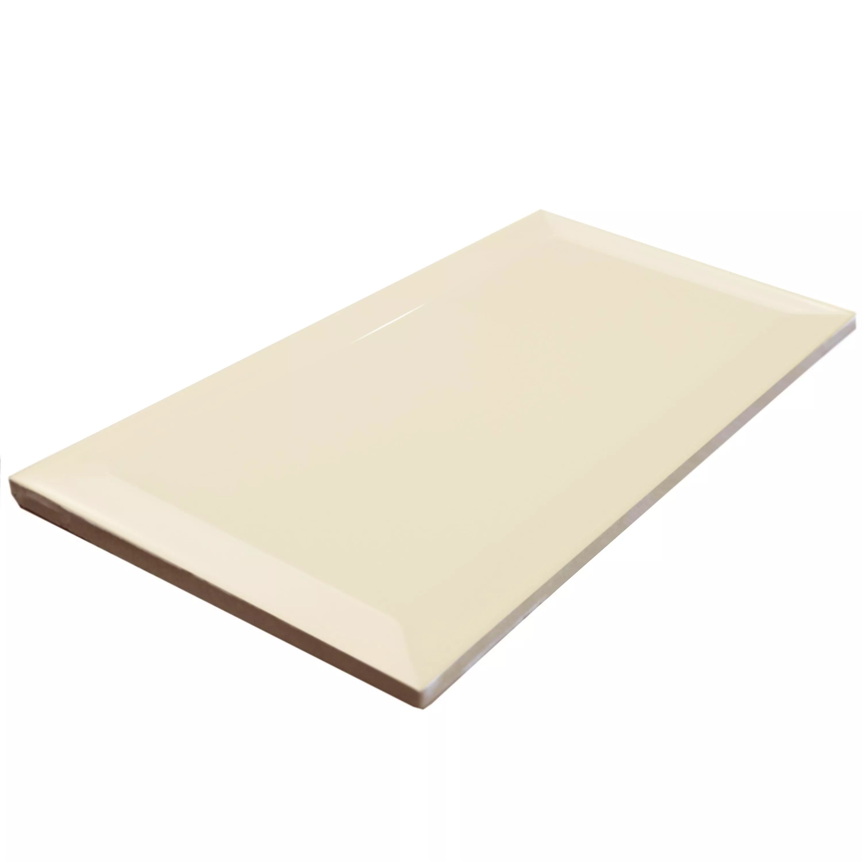 Metro Płytki Ścienne Brussel Z Faset 10x20x0,7cm Crema