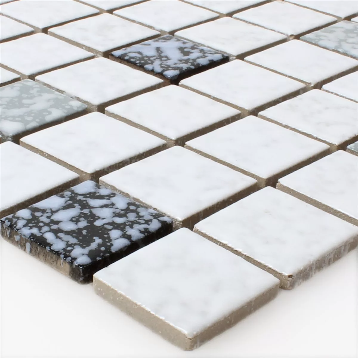 Mozaika Ceramika Biały Z Czarny Löschen