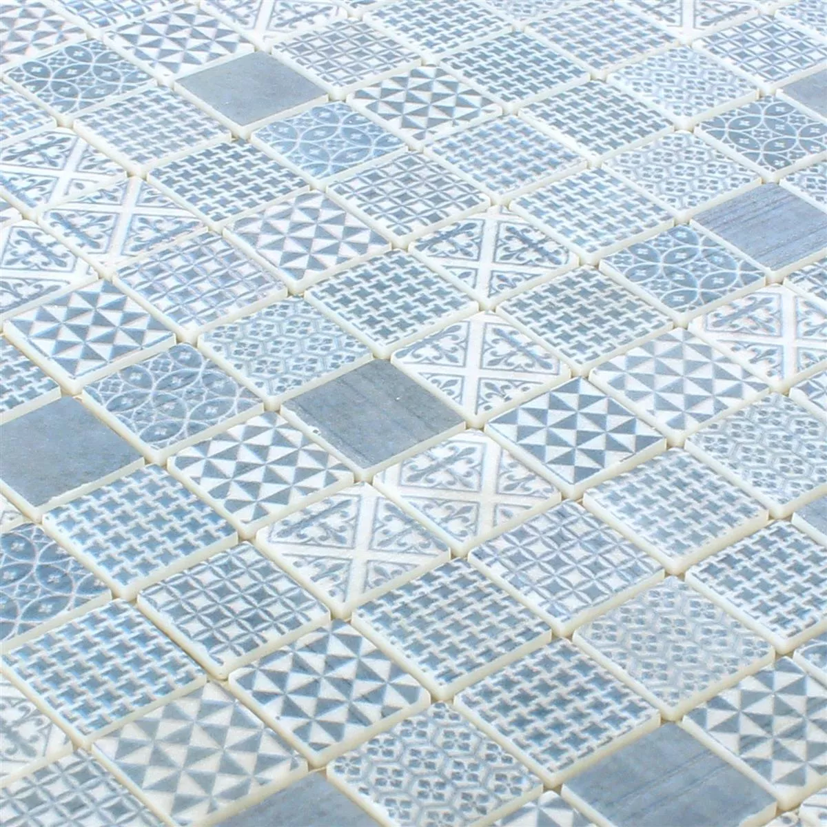 Mozaika Szklana Płytki Malard Niebieski