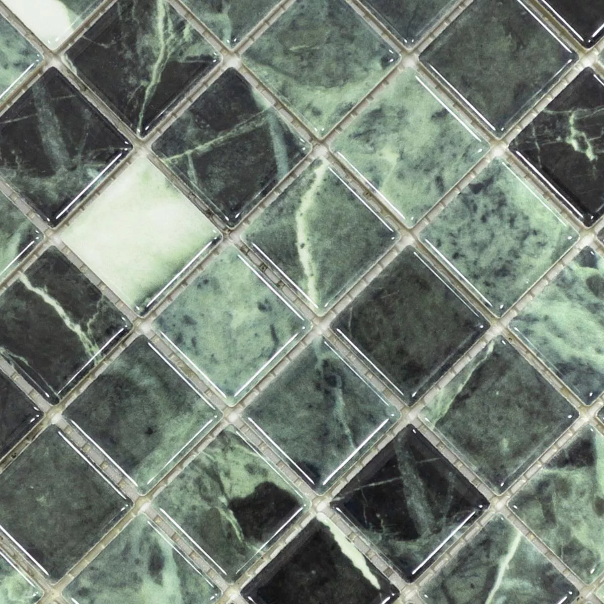 Ceramika Mozaika Genova Verde Zielony