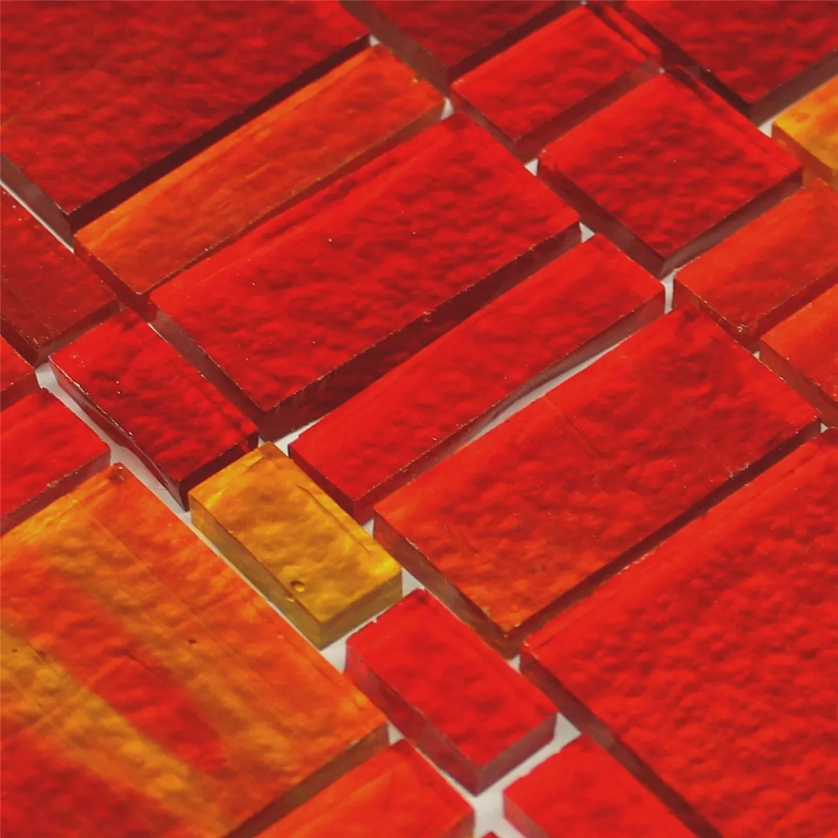 Szkło Płytki Trend Recykling Mozaika Liberty Red