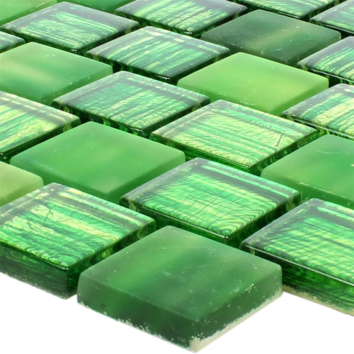 Mozaika Szklana Płytki Lanzarote Zielony