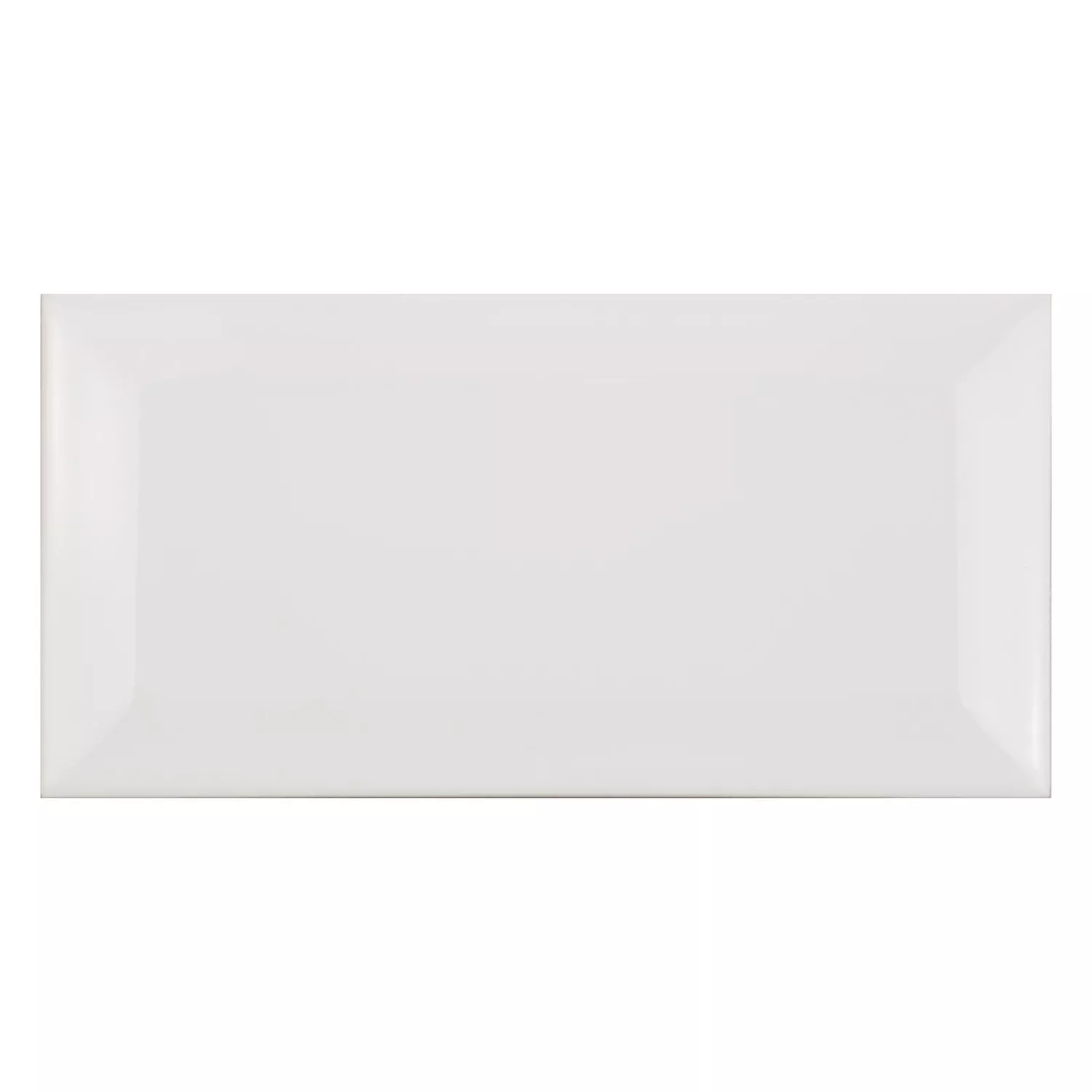 Kafelek metra Biały Matowy 7,5x15 cm Z Faset Pitcox Blanco