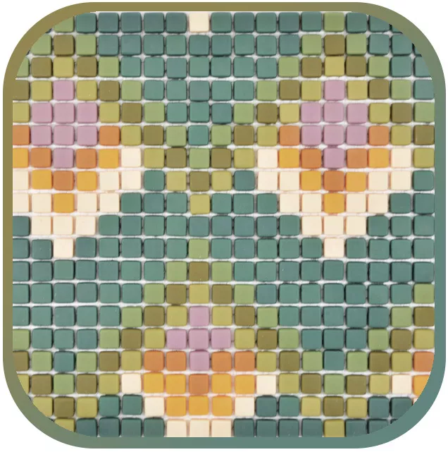 Mozaiki szklane wykonane ze szkła pochodzącego z recyklingu Mozaiki szklane wykonane ze szkła pochodzącego z recyklingu